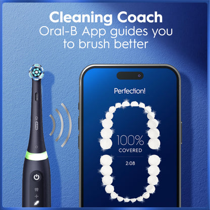 Rechargeable Smart Electric Toothbrush with Travel Case & 3 Brush Heads