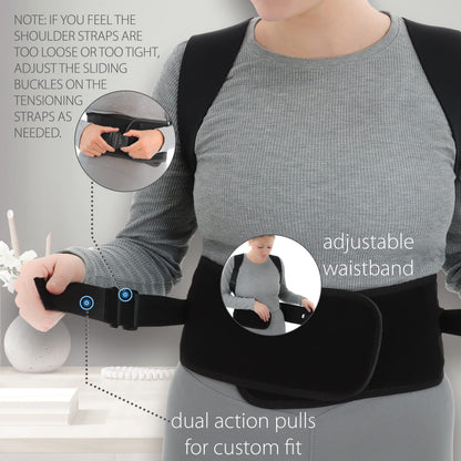 Core Products Perfect Posture Corrector, Black