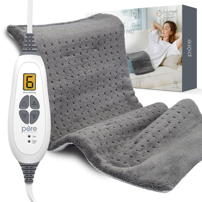 XL Electric Heating Pad with 6 Heat Settings & Auto-Off